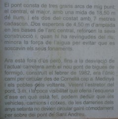 Pont medieval de Sant Andreu – Cornellà del Terri