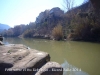 El riu Llobregat al seu pas per Monistrol de Montserrat