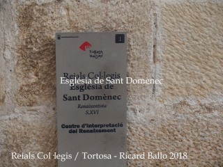 Reials Col·legis – Tortosa