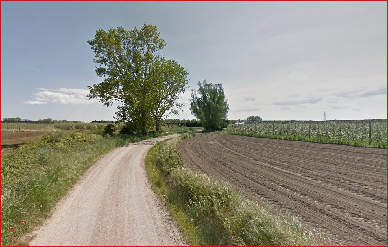 Restes de la Canònica de Santa Maria d’Ullà – Ullà - Captura de pantalla de Google Street view