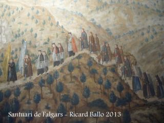 Santuari de Falgars - La Pobla de Lillet - Cambril - pintures.