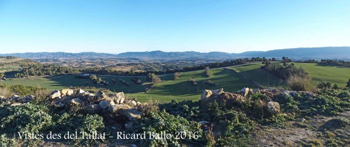 Vistes des del Santuari del Tallat - Vallbona de les Monges