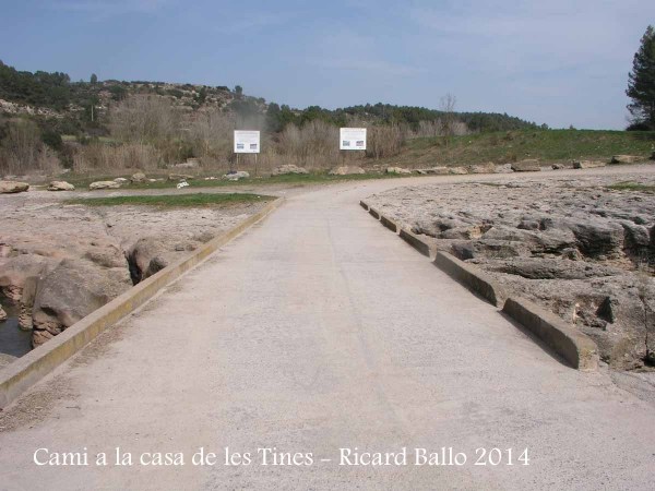 Camí a les Tines de la casa de les tines - Talamanca / Pas inundable