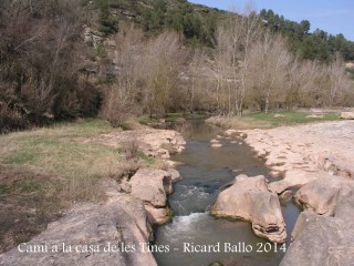 Camí a les Tines de la casa de les tines - Talamanca / Pas inundable