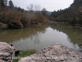 Camí a les Tines de la casa de les tines - Talamanca / Riu Llobregat