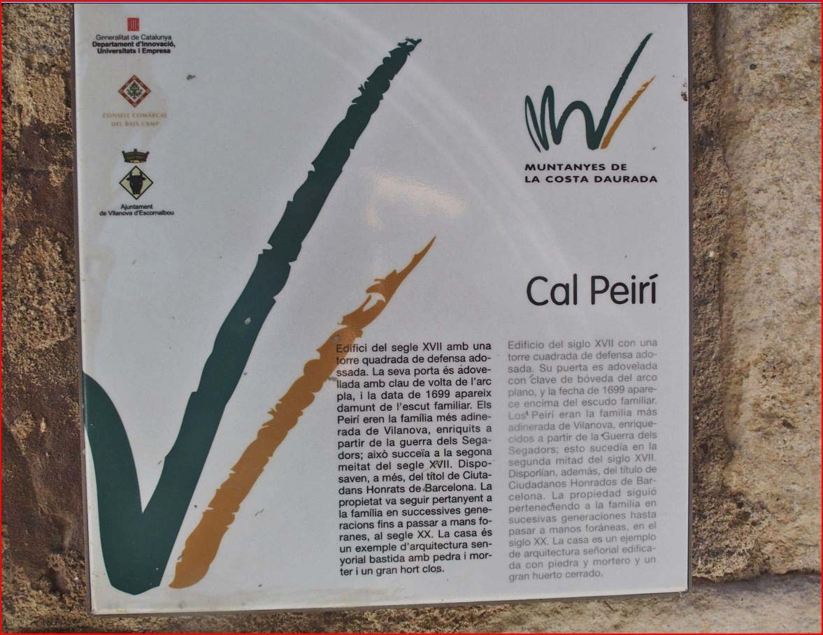 Torre de Cal Peyrí – Vilanova d’Escornalbou