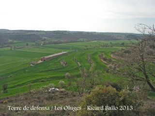 Vistes des de la Torre de defensa de les Oluges.