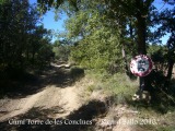 Camí a la torre de les Conclues.