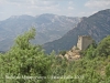 La Torre de Mataperunya quan ja l\'hem deixada enrere, camí del castell d\'Orenga.