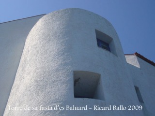 Torre de sa fusta d'es Baluard - Observi's el gruix de les parets..