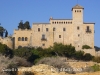 Torre de Tamarit - Al fons de la fotografia, el castell de Tamarit.