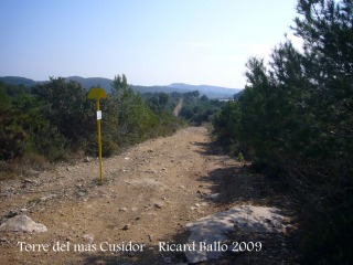 Torre del Mas Cusidor - Itinerari.