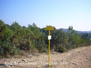 Torre del Mas Cusidor - Itinerari.