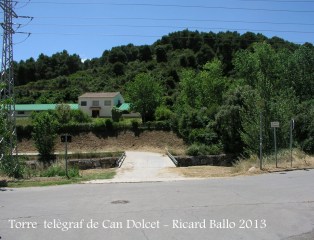 Itinerari per anar a la Torre del telègraf de Can Dolcet - Travessem el pont (1).