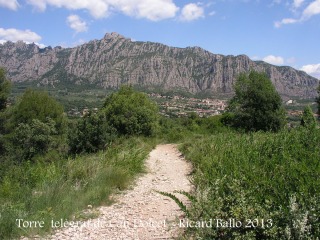 Itinerari per anar a la Torre del telègraf de Can Dolcet - Darrera part del recorregut.