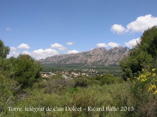 Vistes des de la Torre del telègraf de Can Dolcet.