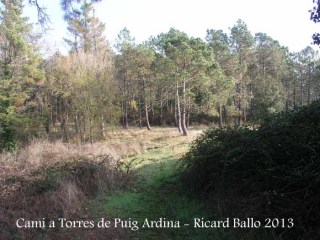 Torres de Puig Ardina – Riudarenes - Clariana.