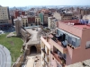 Tarragona - A l'esquerra apareixen les voltes del circ. Una mica més enrere, a l'esquerra, la Torre de les Monges