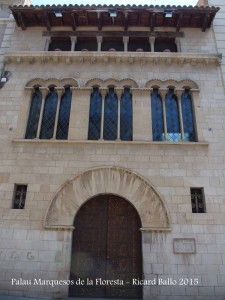 Palau dels Marquesos de la Floresta – Tàrrega / Urgell